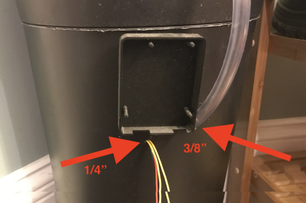 self watering pot lower drill hole locations