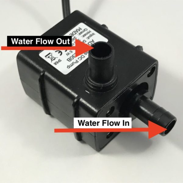 submersible pump for diy self watering pot